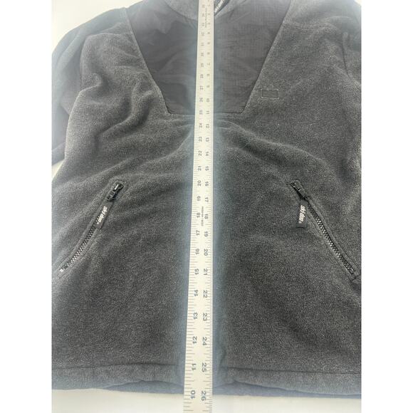 Ski Doo Fleece Jacket Mens Small Gray Black Full Zip Warm Sno Gear Warm Winter - Picture 3 of 7